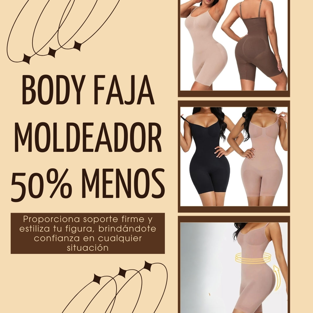 Body Faja Moldeadora de Alta Compresión - Reducción Instantánea